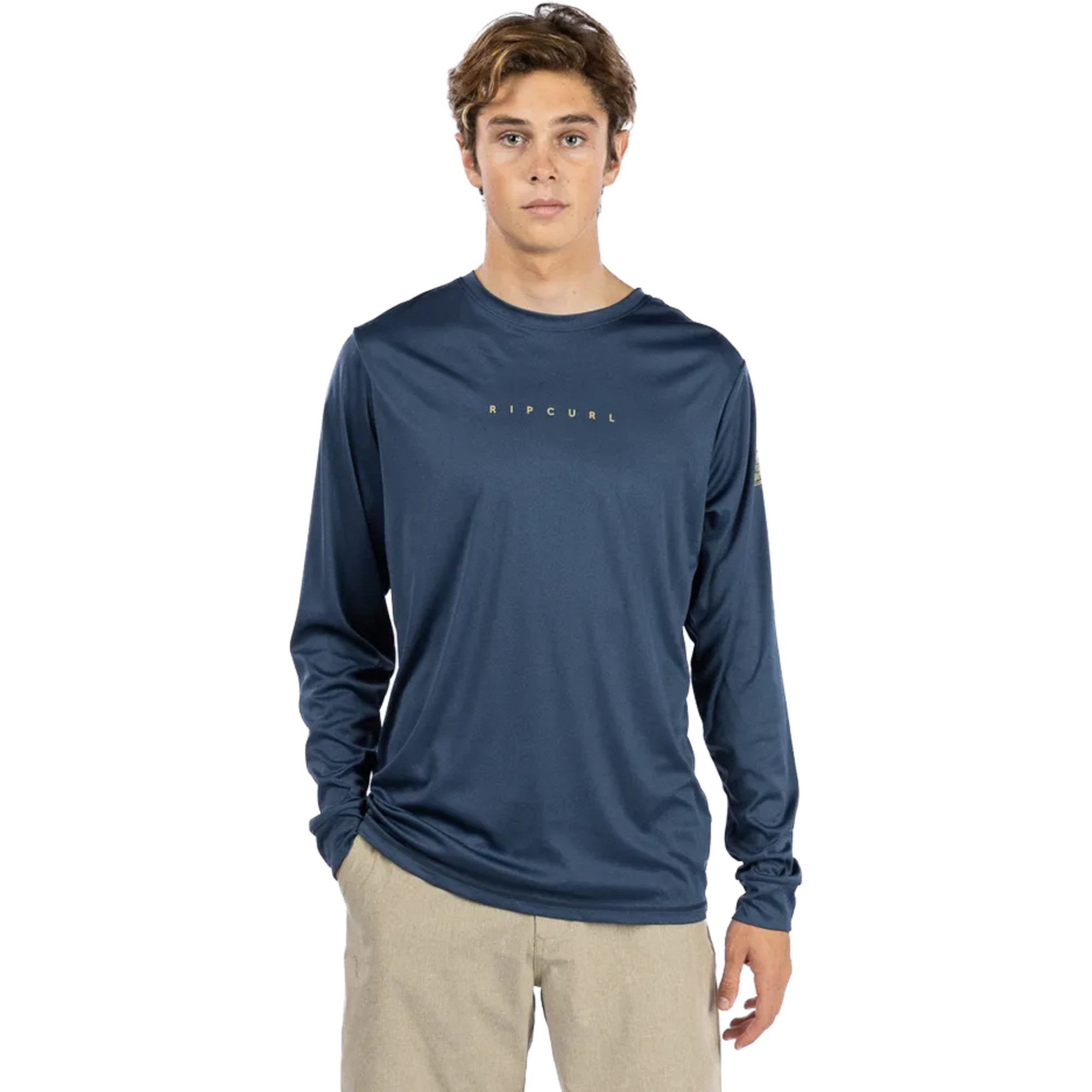 2022 Rip Curl Mens Dawn Patrol Long Sleeve Loosefit Rash Vest WLU3QM